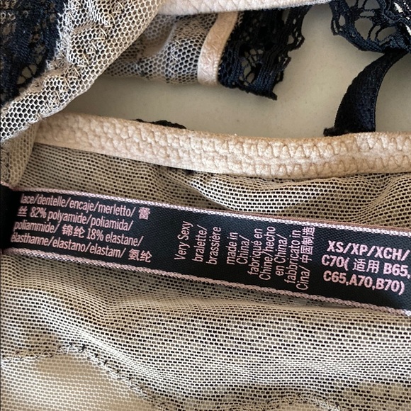 Victoria's Secret Nude and Black Lace Bralette - Picture 8 of 8